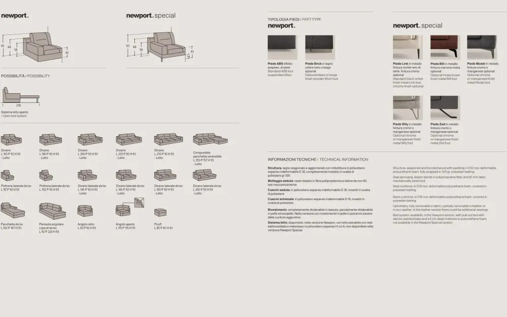 Clearance Divano Newport in OFFERTA - 35% Divani