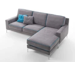 Divano Olga in Tessuto sfoderabile  di scontato 40%^Salvetti Clearance