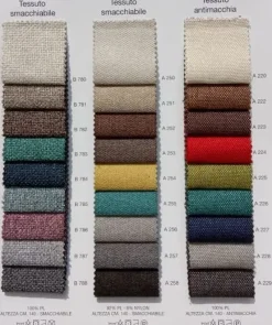 Divano Olga in Tessuto sfoderabile  di scontato 40%^Salvetti Clearance