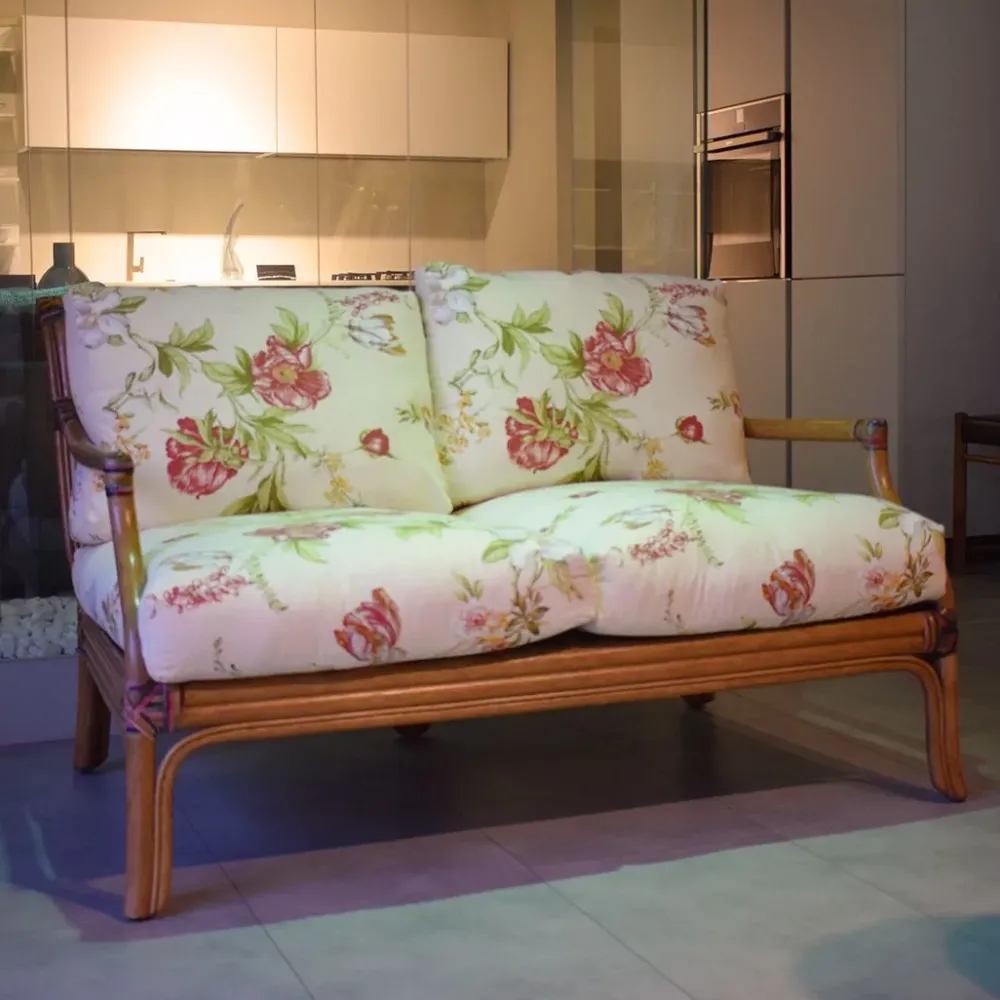 Artigianale Divano Ortensia tessuto in misto piuma in Offerta Outlet- Divani