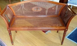 Divano Paglia vienna con cuscino in Tessuto a prezzo ribassato^Artigianale Sale