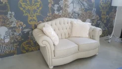 Divano pelle in poliuretano   in Offerta Outlet^Poltromot Salotti Clearance