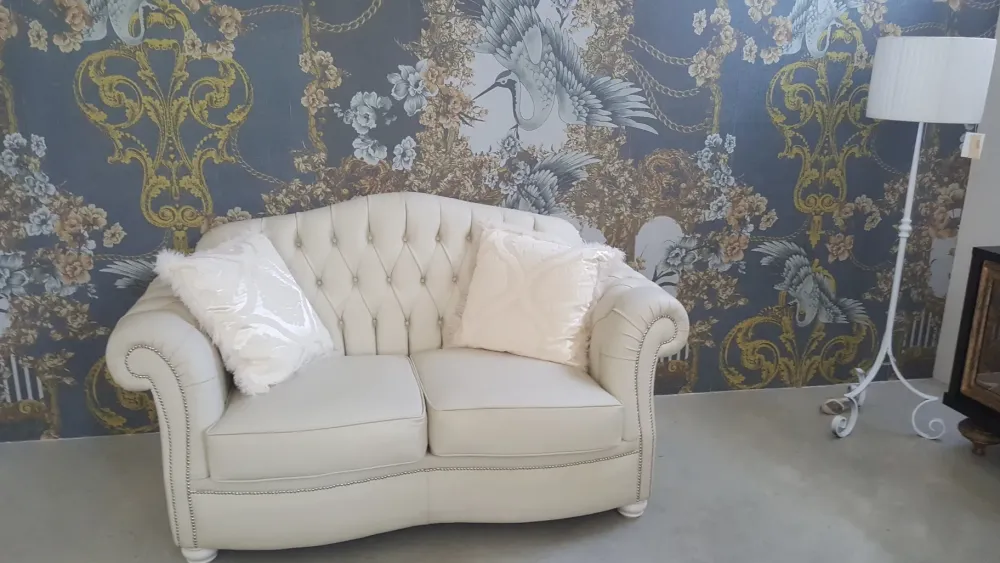 Divano pelle in poliuretano in Offerta Outlet^Poltromot Salotti Clearance