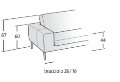 Divano Peppy special in Tessuto a prezzo scontato Divani