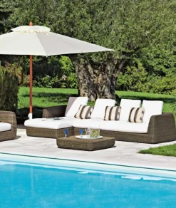 Md work Divano per l'esterno Divano uno piu completo di cuscini modulare a marchio a prezzo ribassato- Divani Da Giardino