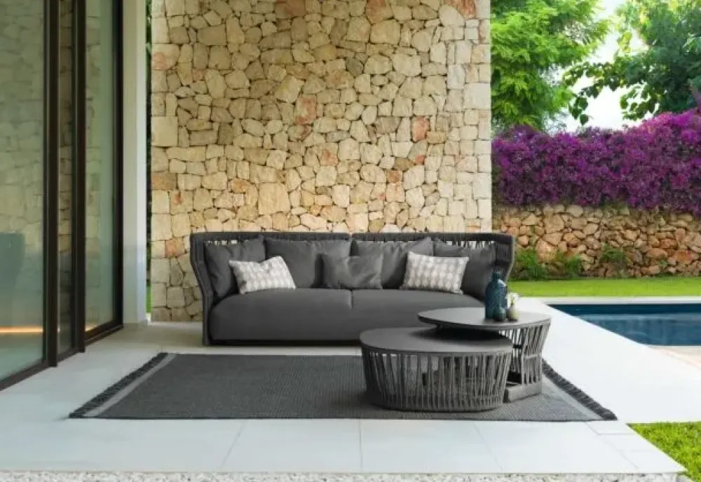 Best Divano per l'esterno Cliff divano tre posti cm 268 in offerta Divani Da Giardino