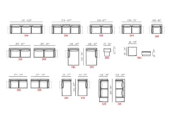 Max Divani Divano Quadro in Tessuto a 4620€- Divani