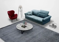 Rizzetto Divano relax in Tessuto Amelie- Divani