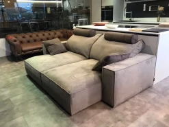 Best Divano relax microfibra in misto piuma   a prezzo Outlet Divani