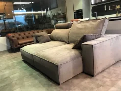 Best Divano relax microfibra in misto piuma   a prezzo Outlet Divani