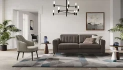 Discount Divano relax pelle in poliuretano in Offerta Outlet Divani