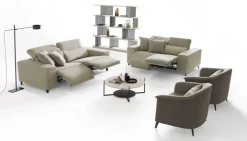 Outlet Divano relax Sebastian con forte sconto Divani