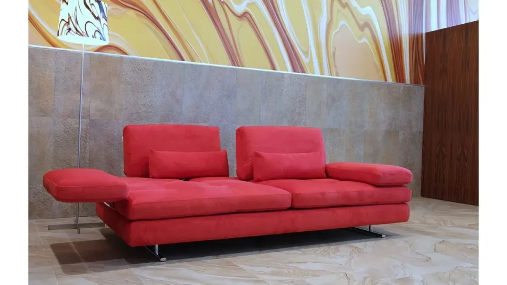 Divano relax Serena pelle cbck di a prezzo ribassato^Nicoletti Home Discount