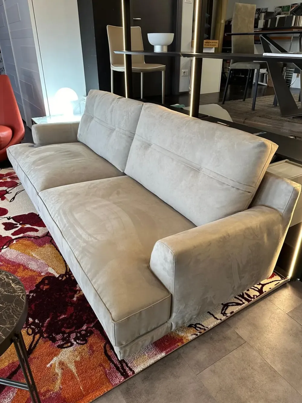 Online Divano relax tessuto in misto piuma a prezzo Outlet Divani