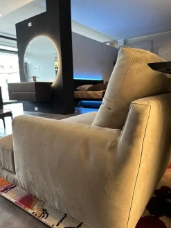 Online Divano relax tessuto in misto piuma a prezzo Outlet Divani