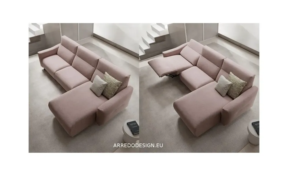 Divano Samuel tessuto in poliuretano a prezzo scontato^Doimo Salotti Hot