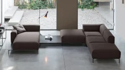 Doimo Salotti Divano Spencer in Tessuto sfoderabile, prezzo riservato.- Divani