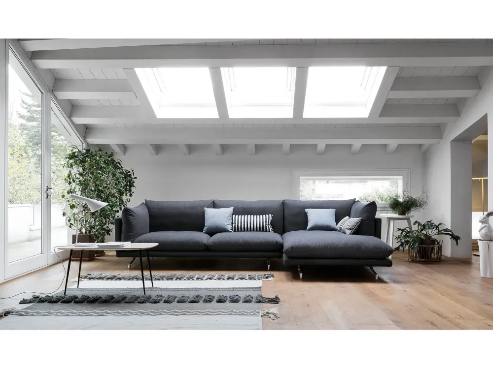 Dall'Agnese Divano Swing con penisola: design moderno da Agnese a prezzi vantaggiosi.- Divani