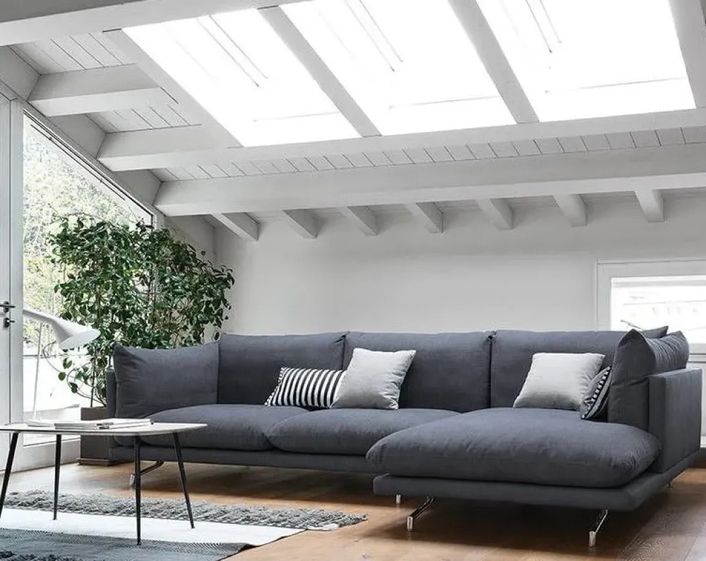 Dall'Agnese Divano Swing con penisola: design moderno da Agnese a prezzi vantaggiosi.- Divani