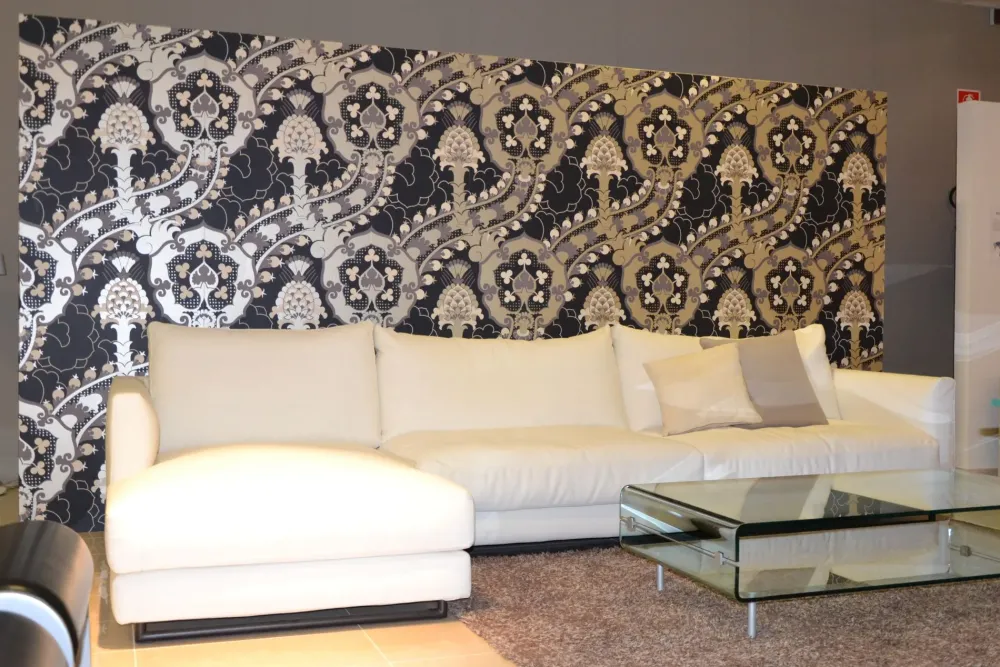 Outlet Divano tessuto antimacchia in Tessuto a prezzo ribassato Divani