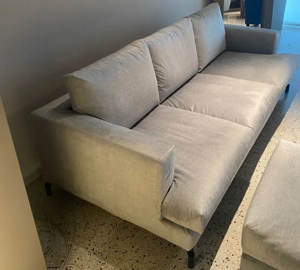 Divano tessuto in misto piuma a prezzo Outlet^Md work Outlet