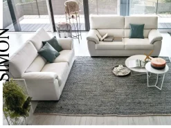 Divano tessuto in poliuretano   in Offerta Outlet^Fabbri salotti Best