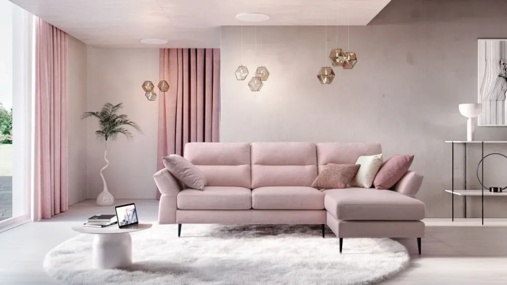 Divano Thoas tessuto in poliuretano a prezzo Outlet^Le Comfort Hot