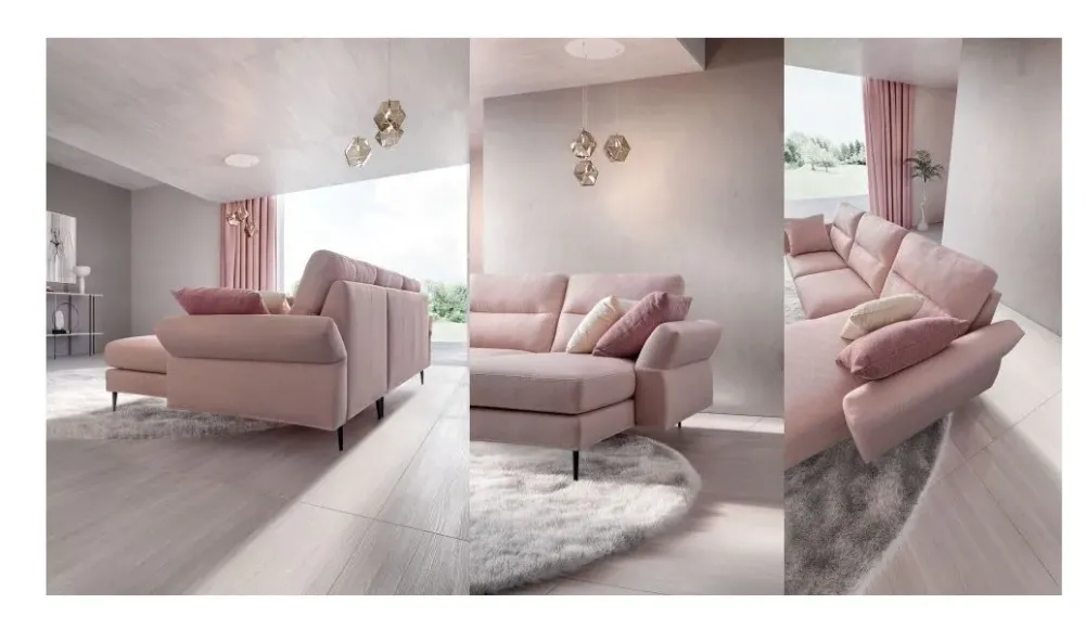 Divano Thoas tessuto in poliuretano a prezzo Outlet^Le Comfort Hot