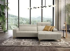 Clearance Divano Tiffany penisola in Microfibra a prezzo ribassato Divani