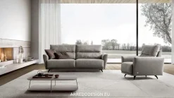 Clearance Divano Victor in Tessuto a prezzo ribassato Divani