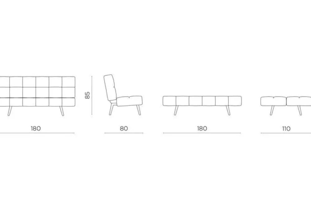 Divano Vintage in Tessuto a 690€^Artigianale Best