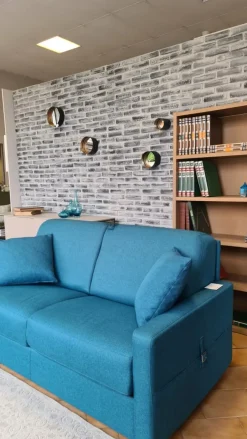 Il Benessere Divano Willy in Tessuto sfoderabile  di scontato 41%- Divani Letto|Divani