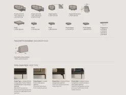 Samoa Divano Wise in Tessuto sfoderabile  di scontato 35%- Divani