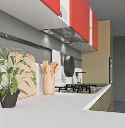 Discount cucina moderna Seta in vari colori scontata del 34%. Massimo stile a prezzi bassi! Cucine Lineari|Cucine Moderne