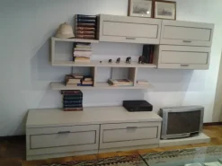 Florida Soggiorno Classico Laccato Opaco Pareti attrezzate Classico- Soggiorni Completi