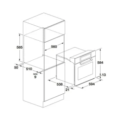 Outlet Forno modello Concept 60 fulgor in Offerta Outlet Forno