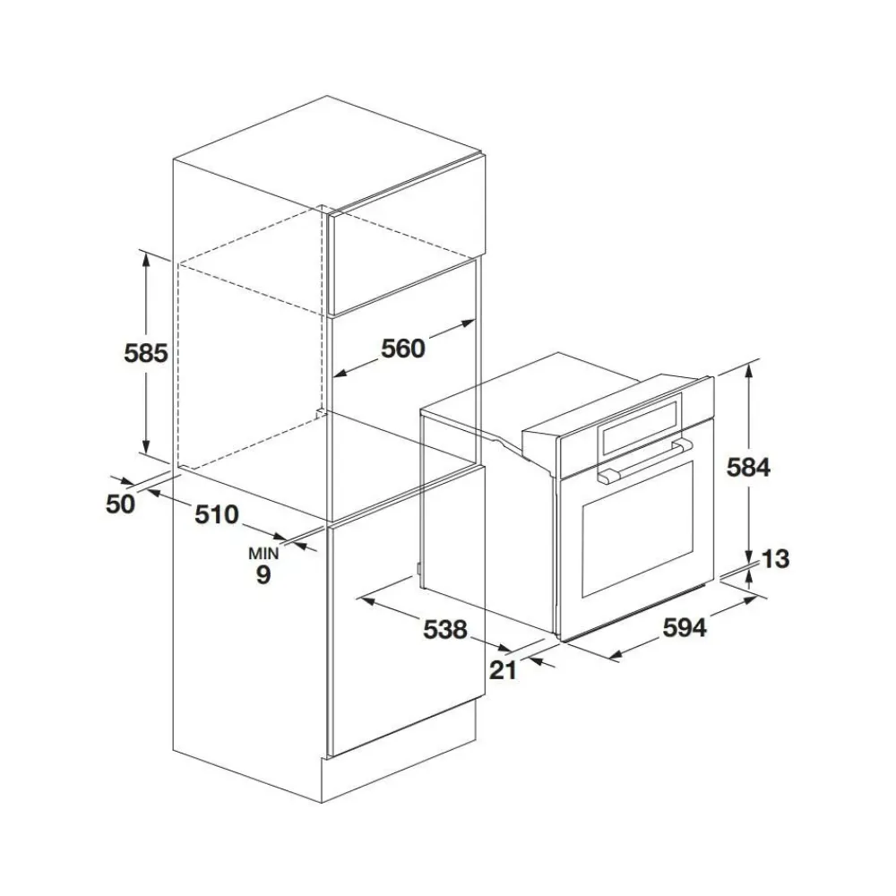 Outlet Forno modello Concept 60 fulgor in Offerta Outlet Forno