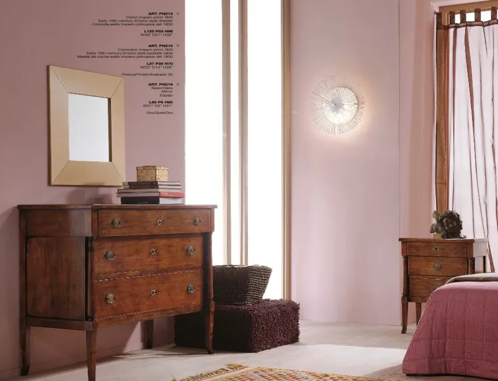 Gruppo notte Comò pn214 in Legno in Offerta Outlet^Parlani Sale