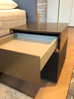 Gruppo notte Domino in Laccato opaco a prezzo scontato Comodini