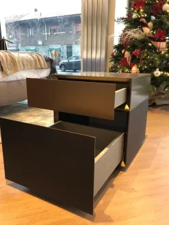 Gruppo notte Domino in Laccato opaco a prezzo scontato Comodini