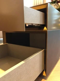 Gruppo notte Domino in Laccato opaco a prezzo scontato Comodini