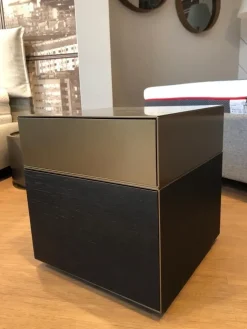 Gruppo notte Domino in Laccato opaco a prezzo scontato Comodini