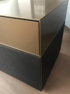 Gruppo notte Domino in Laccato opaco a prezzo scontato Comodini