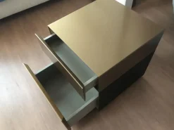 Gruppo notte Domino in Laccato opaco a prezzo scontato Comodini