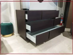 Mobilgam Gruppo notte Regolo in Legno in Offerta Outlet- Comodini