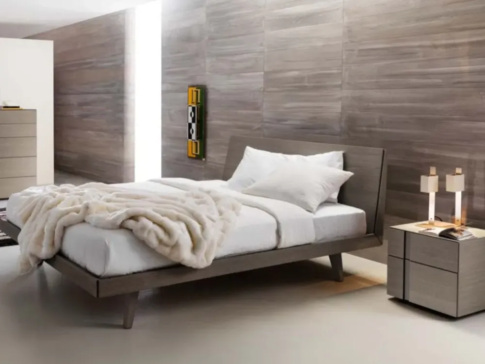 Sangiacomo Gruppo notte modello Abaco con gola ad un prezzo mai così piccolo- Comodini