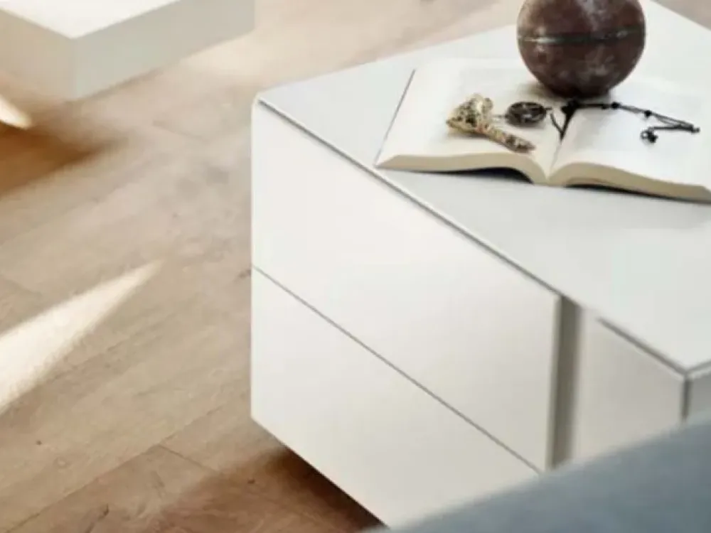 Sangiacomo Gruppo notte modello Abaco con gola ad un prezzo mai così piccolo- Comodini