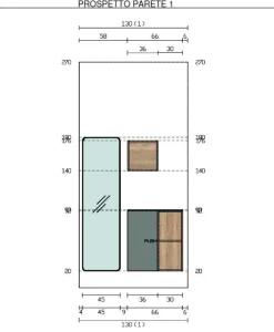 Imab Ingresso moderno modello Ingresso con specchio di a PREZZI OUTLET- Mobili Ingresso