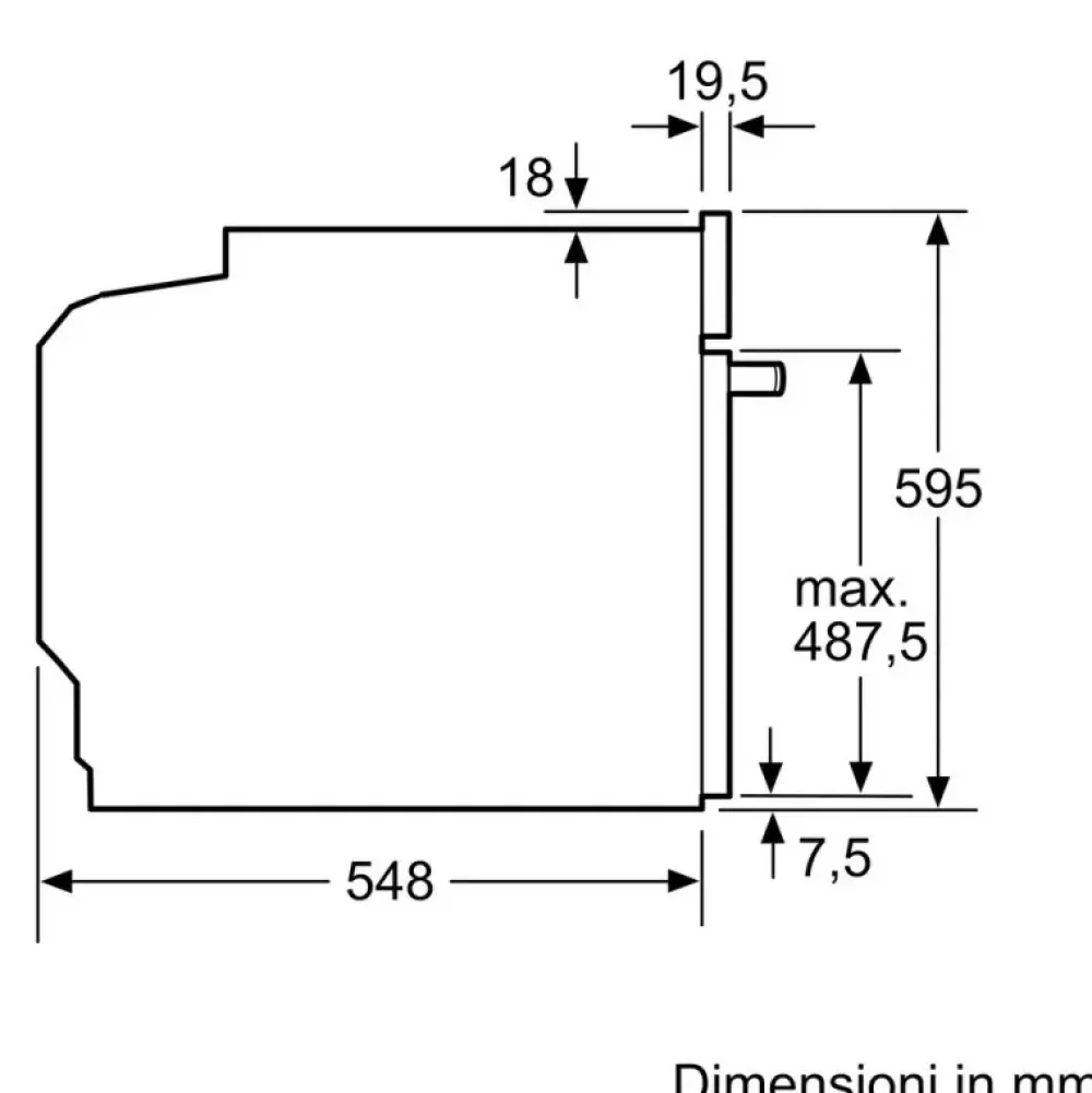 Outlet Innovativo forno Hbg7342b1 in Offerta Outlet Forno