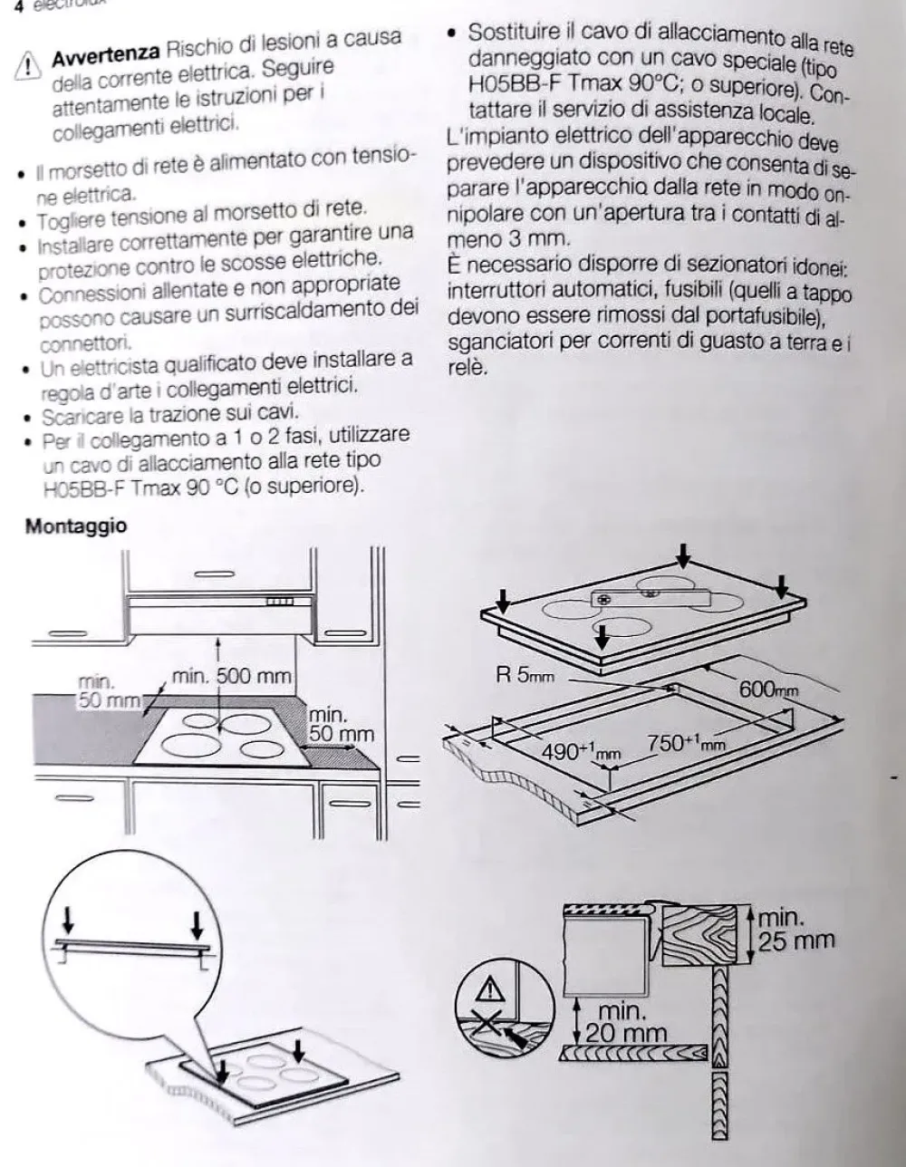 Innovativo piano cottura Vetroceramica di a prezzi outlet^Electrolux Hot